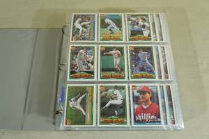 lot 133 image: Binder of 1991 Topps Baseball Cards