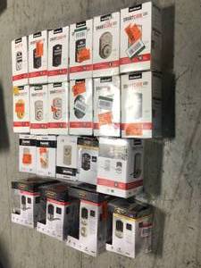 Lot of Assorted Door handles and locks Customer Returns See Pictures