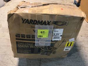 YardMax Two-Stage Snow Blower Customer Returns See Pictures