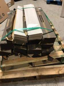 lot 15 image: Lot of Assorted Woodcrest Blanco 6 in. x 36 in. Matte Porcelain Floor and Wall Tile (13.5 sq. ft.Case) by MSI Customer Returns See Pictures