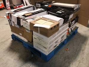 lot 16 image: Lot of Mixed Ceramic Tile Flooring Customer Returns See Pictures
