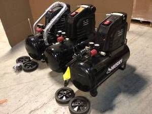 lot 31 image: Lot of 3 Assorted Husky Air Compressors Customer Returns See Pictures