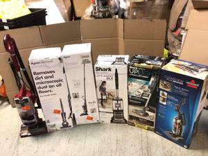 lot 37 image: Lot of Assorted and Mixed Vacuums Various Models and Conditions See Pictures