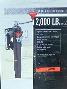 Bulldog Flip-Up Trailer Jack