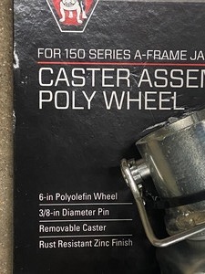 Lot Of (2) Bulldog Caster Jack Wheels