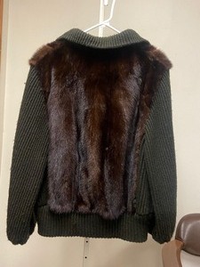 Vintage Fur & Knit Coat