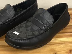 Coach Black Leather Loafers