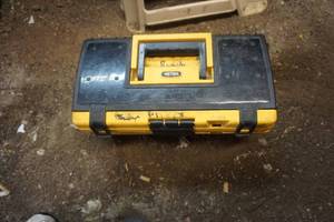 lot 37 image: Plastic Tool Box Filled With Assorted Wrenches and Pliers