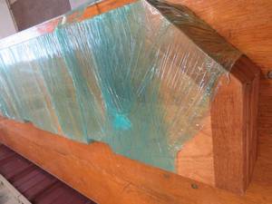 lot 22 image: UNIQUE HAND MADE WOODEN SHELVES