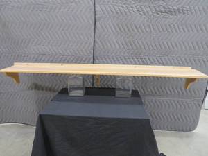 lot 23 image: HAND MADE WOOD SHELF