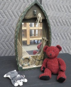 lot 58 image: FISHING BOAT MIRROR UP NORTH DECOR