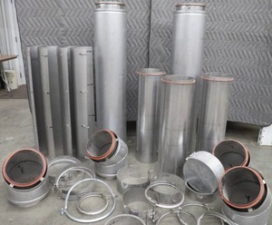 lot 98 image: NEW STAINLESS STEEL GAS PIPING SCHEBLER