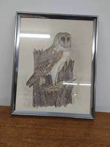 lot 102 image: Owl Print