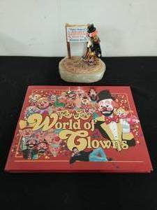 lot 2 image: Ron Lee Clown Sculptures with Ron Lees World of Clows Book