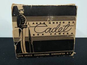 lot 59 image: Vintage Agea Ansco B2 Cadet Box Camera