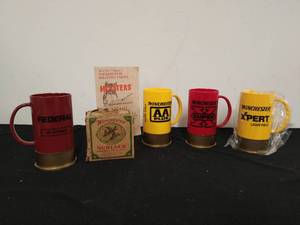 lot 65 image: Collection of Shotgun Shells and Mugs