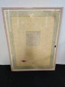 lot 78 image: Large Framed Artwork