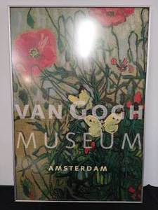 lot 80 image: Framed Van Gogh Museum Poster