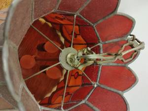 lot 202 image: Stained-Glass Lamp