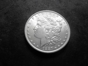 1887 Morgan Silver Dollar