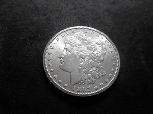 1887 S Morgan Silver Dollar