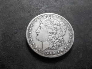 1889 CC Morgan Silver Dollar