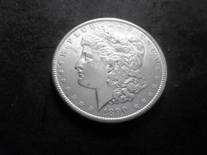 1890 Morgan Silver Dollar