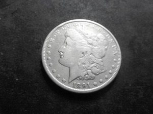 1891 Morgan Silver Dollar