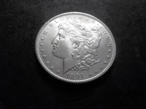 1891 O Morgan Silver Dollar