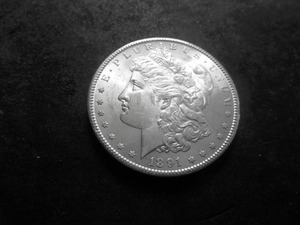 1891 S Morgan Silver Dollar
