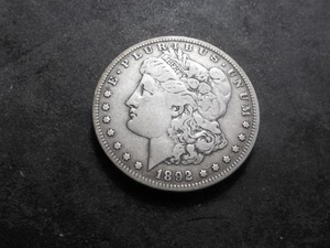 1892 S Morgan Silver Dollar