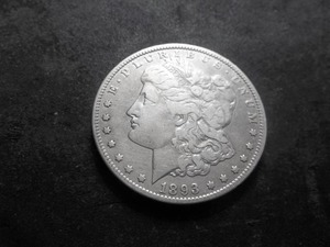 1893 O Morgan Silver Dollar