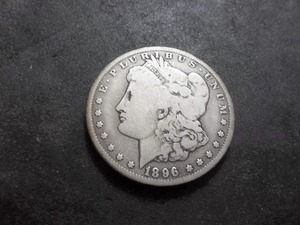 1896 O Morgan Silver Dollar