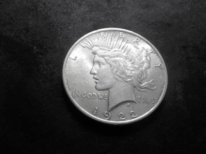 1922 Peace Silver Dollar