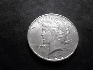 1922 D Peace Silver Dollar