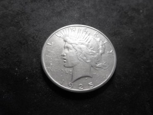 1925 S Peace Silver Dollar