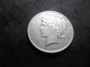 1927 D Peace Silver Dollar