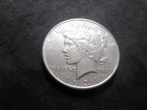 1934 D Peace Silver Dollar