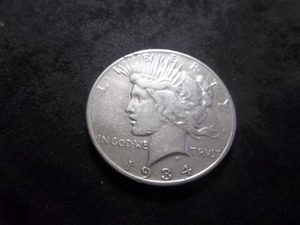 1934 S Peace Silver Dollar