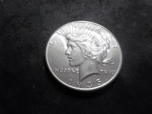 1935  Peace Silver Dollar