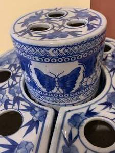 lot 15 image: Interesting Asian Inspired Vases