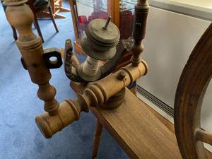 lot 95 image: Authentic Spinning Wheel