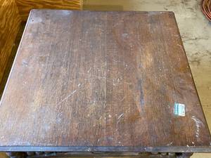 lot 156 image: 4 drawer oak table