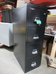 lot 628 image: FIREKING FIRE PROOF FILE CABINET
