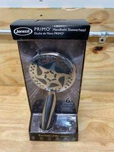 lot 69 image: JACUZZI Theraspin Chrome 6-Spray Handheld Shower 2.5-GPM (9.5-LPM)