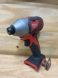 lot 78 image: MIWAUKEE M18 18-Volt Lithium-Ion Cordless 14 in. Hex Impact Driver (Tool-Only)