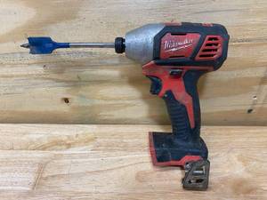 lot 115 image: MILWAUKEE M18 18-Volt Lithium-Ion Cordless 14 in. Hex Impact Driver (Tool-Only)
