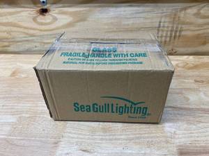 lot 119 image: SEAGULL Alturas 1 Light Satin Bronze Wall Bath Fixture