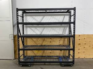 lot 5 image: Heavy Duty GarageShop Shelving Unit