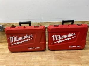 lot 103 image: MILWAUKEE Lot of 2- M18 FUEL 2-Tool Cases